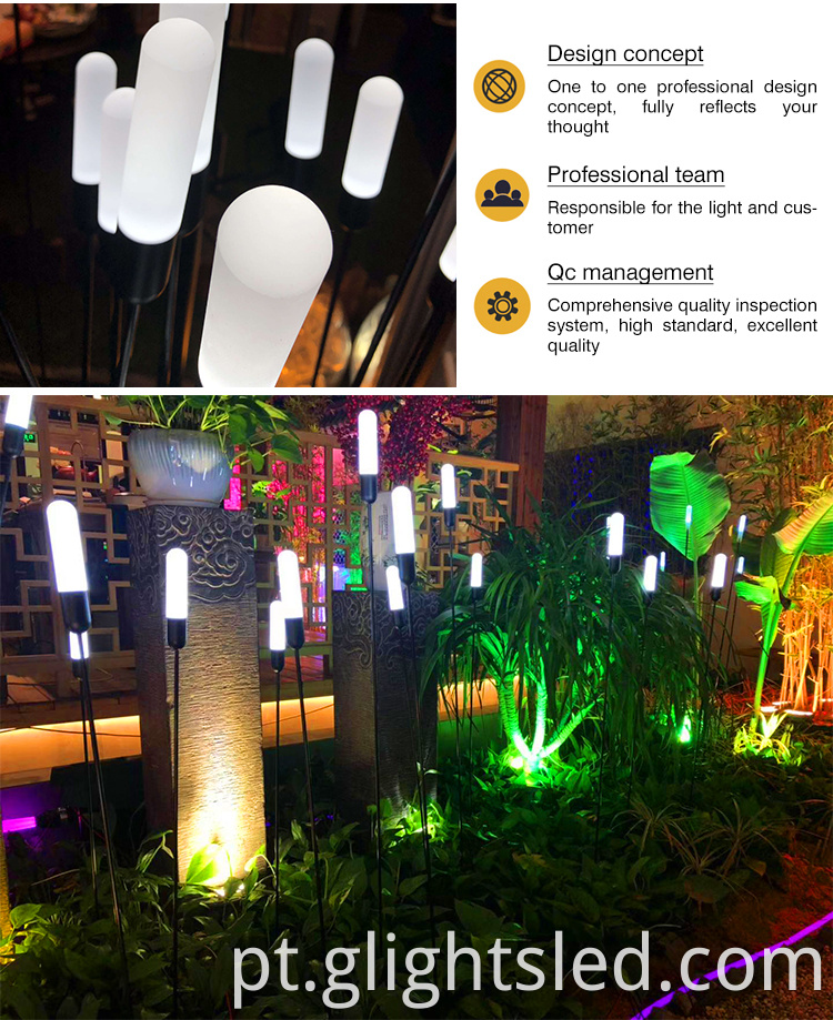 De boa qualidade para decoração exterior de cores diferentes, luz de fibra óptica led